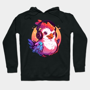 Chicken Headphones Hoodie